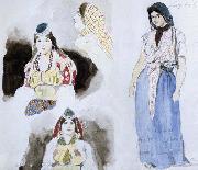 Eugene Delacroix Moroccan Women oil painting artist